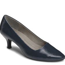 Incaltaminte Femei A2 Foreward Pump Navy Faux Patent Leather
