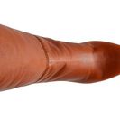 Incaltaminte Femei Giuseppe Zanotti Leather Stacked Heel Boot Orange