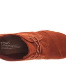 Incaltaminte Femei TOMS Desert Wedge Cognac Suede