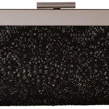 Jessica McClintock Kylie Framed Lace Clutch Black/Black