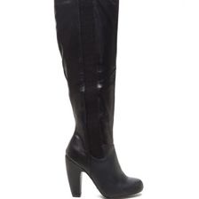 Incaltaminte Femei CheapChic Smooth Over Faux Leather Boots Black