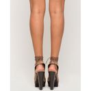 Incaltaminte Femei CheapChic Betsey-45w Rugged Beauty Platform TaupeKhaki