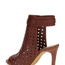 Incaltaminte Femei Vince Camuto Karsten Leather Weave Embossed Open Back Sandal DARK BROWN