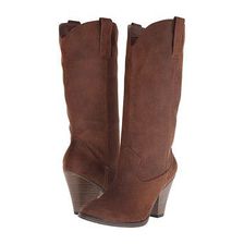 Incaltaminte Femei MIA Brad Cognac Vintage Lizard