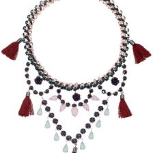French Connection Drama Swag Necklace Hematite/Rose Gold/Silver/Multicolor