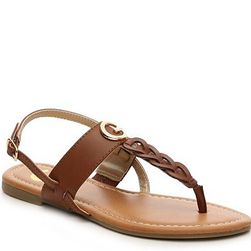 Incaltaminte Femei G by GUESS Lilo Flat Sandal Cognac