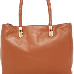 Cole Haan Benson Large Leather Tote WOODBURY