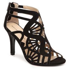 Incaltaminte Femei Adrienne Vittadini Gaven Sandal Black Faux Suede