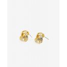 Bijuterii Femei CheapChic Rhinestone Pave Medium Twist Knot Earring Met Gold