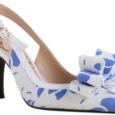 J. Renee Charise Blue/White