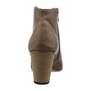 Incaltaminte Femei Johnston Murphy Etta Bootie Taupe Tumbled Calfskin