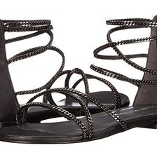 Incaltaminte Femei Stuart Weitzman Chaindown Noir Washed Nappa
