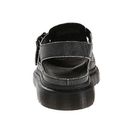 Incaltaminte Femei Dr Martens Asha Double Tongue Sandal BlackWhiteCristal Suede