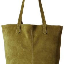 TOMS Cosmopolitan Soft Suede Tote Olive