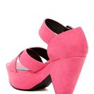 Incaltaminte Femei Michael Antonio Geonson Platform Sandal Pink