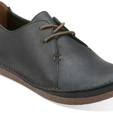 Clarks Janey Mae Black Leather