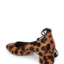 Incaltaminte Femei Schutz Leopard Ariana Lace-Up Low Heel Pumps Natural