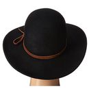 Accesorii Femei San Diego Hat Company WFH7958 Floppy Round Crown and Leather Band Black
