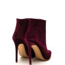 Incaltaminte Femei CheapChic Sleek Attack Pointy Velvet Booties Wine