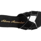 Incaltaminte Femei Athena Alexander Tempo Patent Wedge Sandal Black