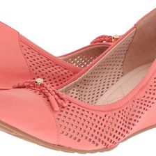 Cole Haan Tali Grand Lace Wedge 40 Coral Haze Perf