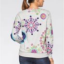 Bluză casual cu imprimeu 