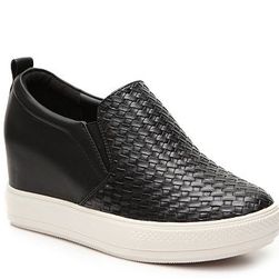 Incaltaminte Femei Wanted Biscotti Slip-On Wedge Sneaker Black