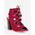 Incaltaminte Femei CheapChic Stash-01v Draw The Line Bootie WineBurgundy