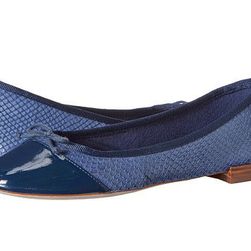 Incaltaminte Femei Cole Haan Sarina Ballet Washed Indigo Snake EmbossedPatent