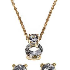 Swarovski Pendant Brillance Gold-plated Set 1179712 N/A