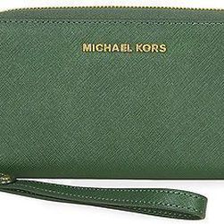 Michael Kors Jet Set Travel Large Smartphone Wristlet - Moss N/A