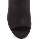 Incaltaminte Femei CheapChic Notch So Fast Chunky Peep-toe Booties Black