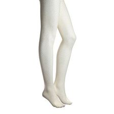 Accesorii Femei Via Spiga Lurex Fishnet Tights WhiteSilver