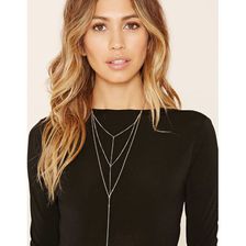 Bijuterii Femei Forever21 Layered Charm Necklace Gold