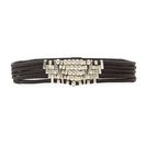 Accesorii Femei Steve Madden Elastic Multi-Cord Metal Belt BLACK
