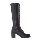 Incaltaminte Femei Frye Karen Lace Up Tall Black Washed Oiled Vintage