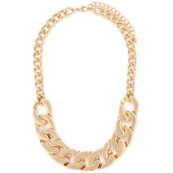 Bijuterii Femei Forever21 Chunky Curb Chain Necklace Gold