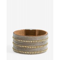 Bijuterii Femei CheapChic Miliana Rhinestone Beaded Cuff Met Slvr