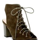 Incaltaminte Femei Top Guy Palm Lace-Up Cutout Bootie OLIVE GREEN