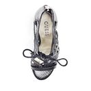 Incaltaminte Femei GUESS Starley Lace-Up Heels black