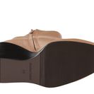 Incaltaminte Femei See by Chloe Pebbled Leather Wedge Bootie with A Fringe Nude
