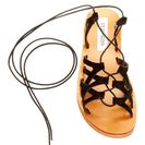 Incaltaminte Femei Steve Madden Seaashor Caged Sandal BLACK SUED