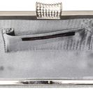 Incaltaminte Femei Lulu Townsend Lulu Townsend Glitter Frame Clutch Silver