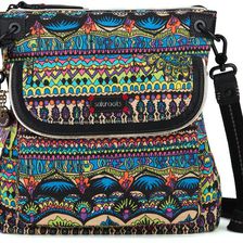 Sakroots Artist Circle Flap Crossbody Radiant One World