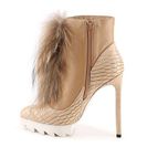 Incaltaminte Femei Privileged Lora Bootie Tan