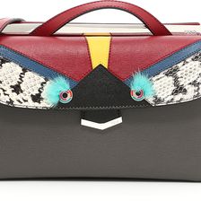 Fendi Small Demi Jour Bag CARBONE+RIBES+MLC+P