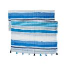 Accesorii Femei Calvin Klein Desert Stripe Tassel Scarf Caribbean