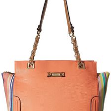 Jessica Simpson Eileen Satchel Coral/Bouquet Stripe