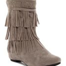 Incaltaminte Femei Chase Chloe Pacific Fringe Boot GREY