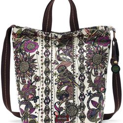 Sakroots Artist Circle Campus Tote Ivory Spirit Desert